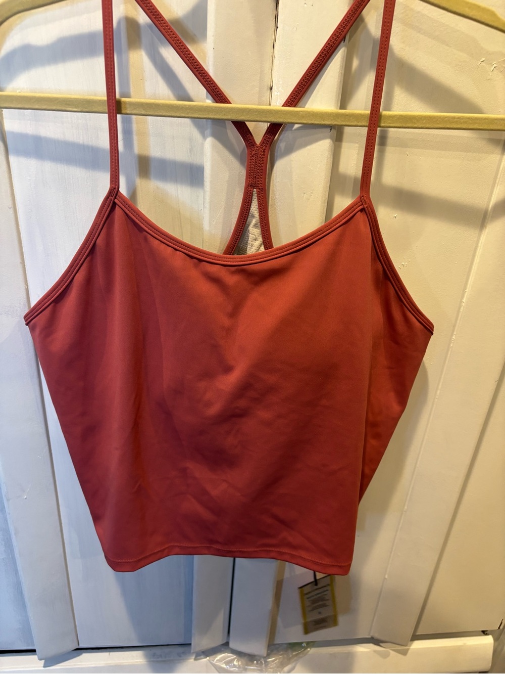 Rust Red Strappy Tank Top